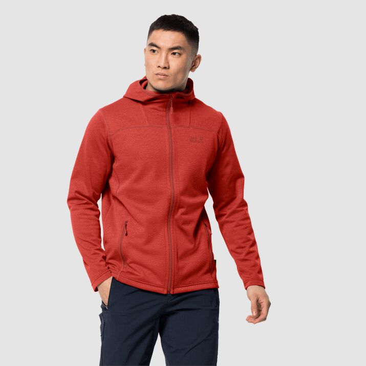 Chamarra Polar Jack Wolfskin Horizon Hombre Naranjas Rojos Mexico-1872156